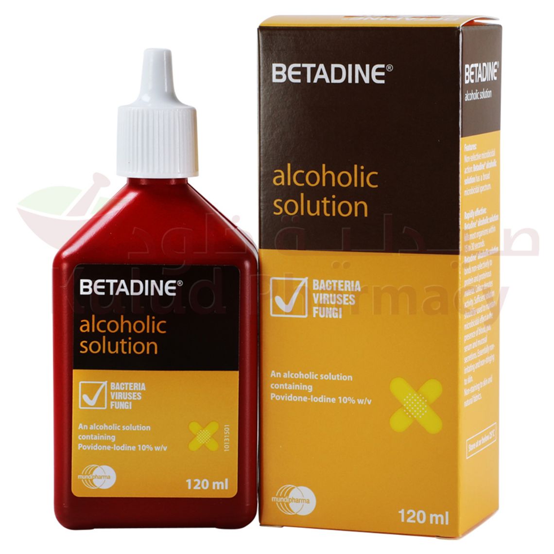 Buy Betadine Alcoholic Solution 120 ML Online - Kulud Pharmacy