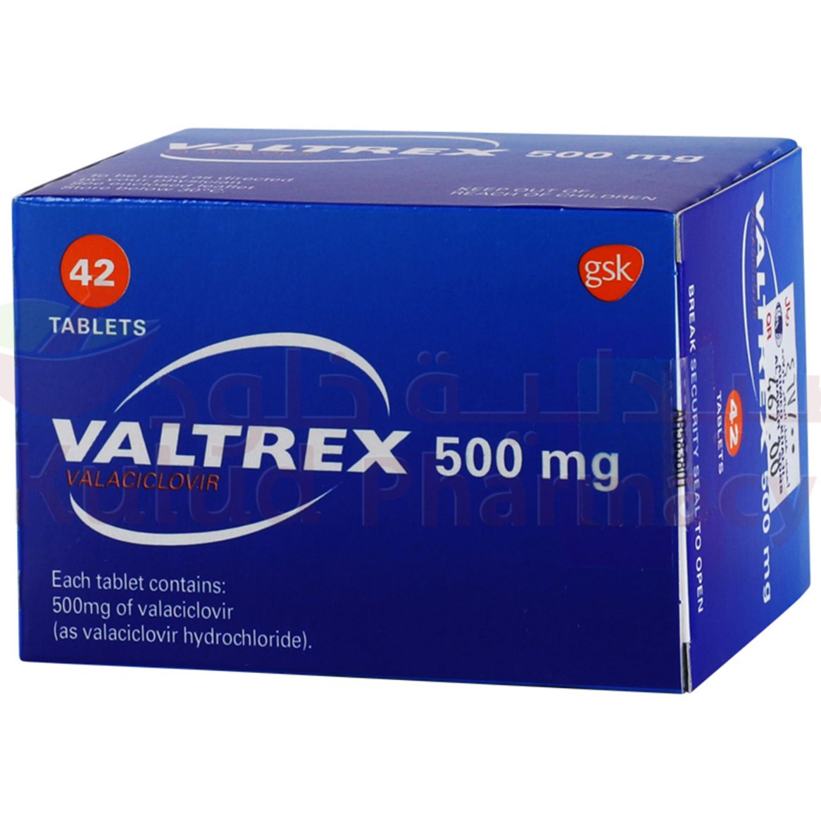 Buy Valtrex Tablet 500 Mg 42 PC Online - Kulud Pharmacy