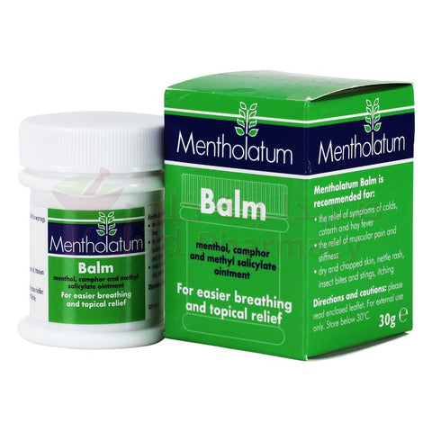 Buy Mentholatum Balm 30 GM Online - Kulud Pharmacy