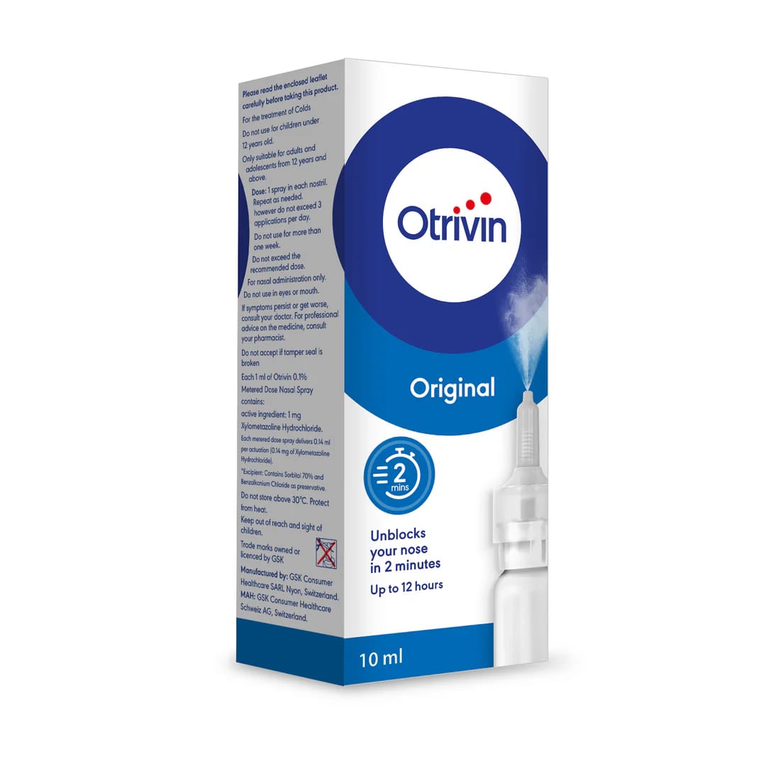 Otrivin Adult Nasal Spray 0.1% 10ml