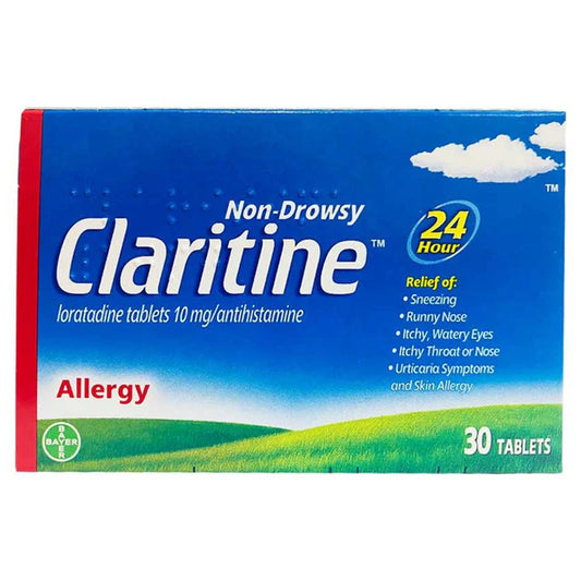 CLARITINE 10MG TABLET 30'S