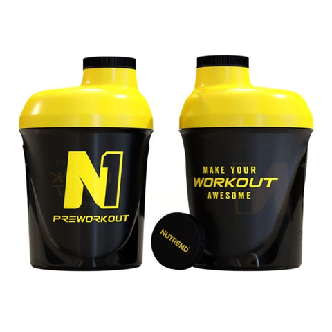 Nutrend Shaker N1 Black & Yellow 300Ml 1pc