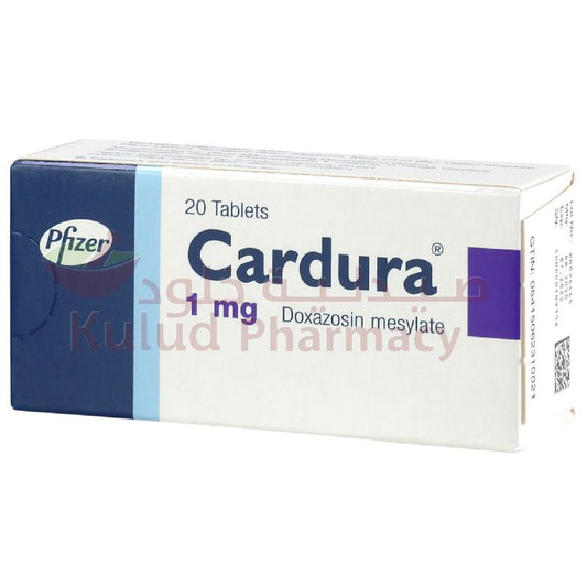 Buy Cardura Tablet 1 Mg 20 PC Online - Kulud Pharmacy