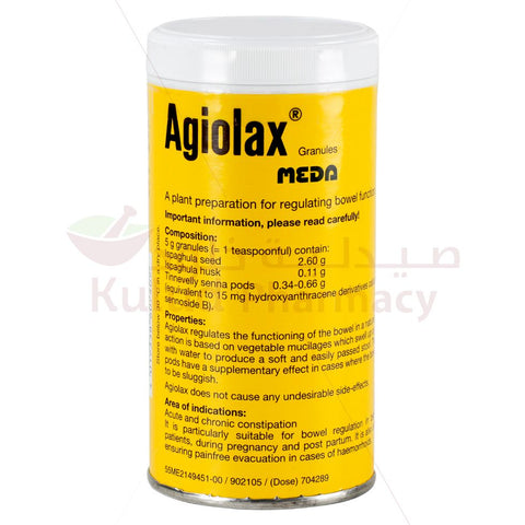 Buy Agiolax Effervescent Granules 250 GM Online - Kulud Pharmacy