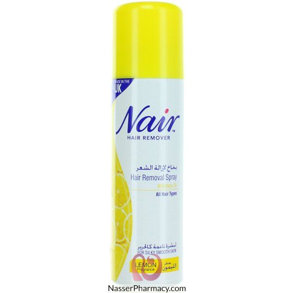 Buy Nair Lemon Hair Removal Spray 200 ML Online - Kulud Pharmacy