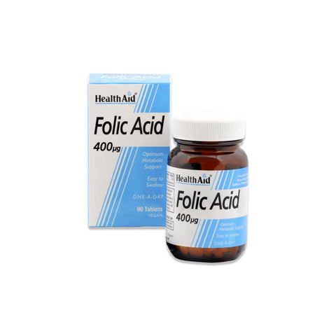 Health Aid Folic Acid 400 Mg 90 Tab