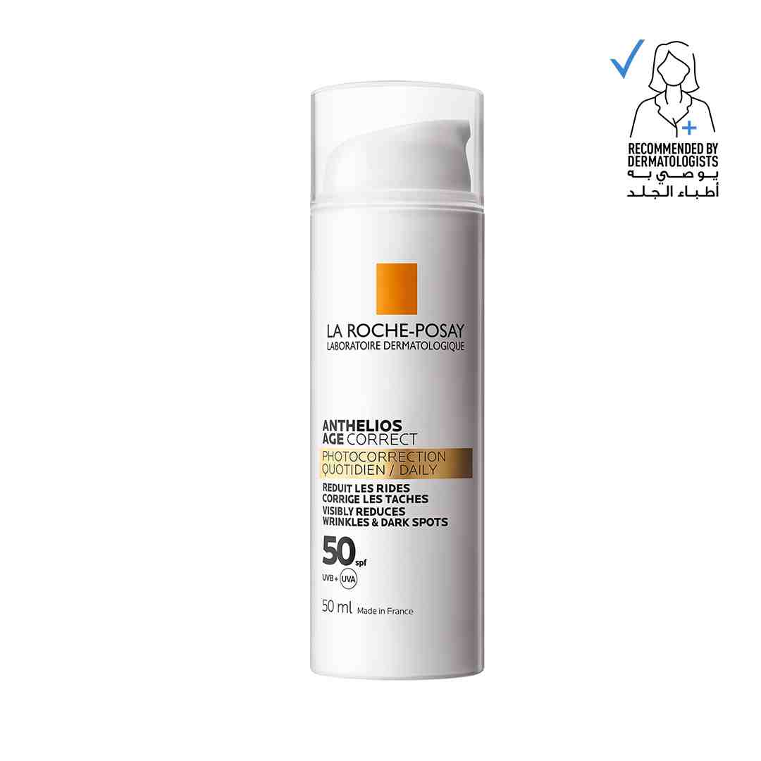 La Roche-Posay Anthelios Age Correct SPF50 Anti Ageing Invisible Sunscreen with Niacinamide 50ml
