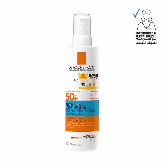 La Roche Posay ANTHELIOS UVMUNE400 DERMO-PEDIATRICS INVISIBLE SPRAY SPF50+ 200ML