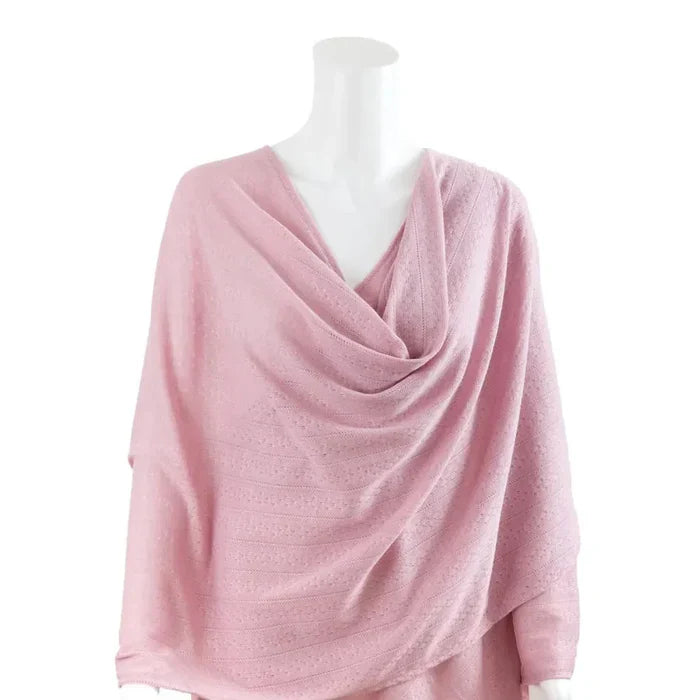 Bebitza - Textured Knit Nursing Cover - Pink