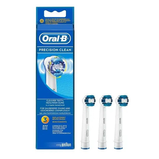 Oral-B Precision Clean Brush Head Refills EB20 3's