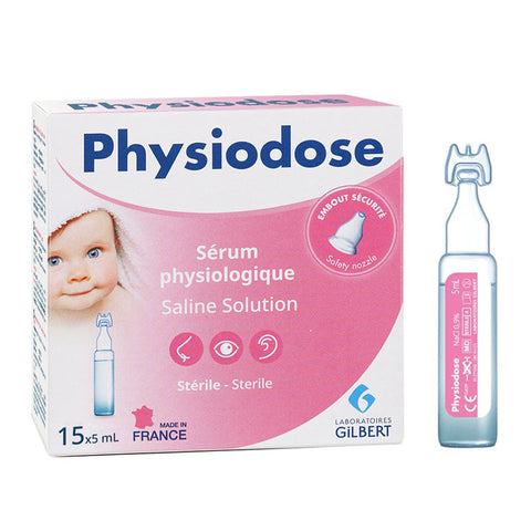 Physiodose Saline Solution 15 x 5ml – Sterile