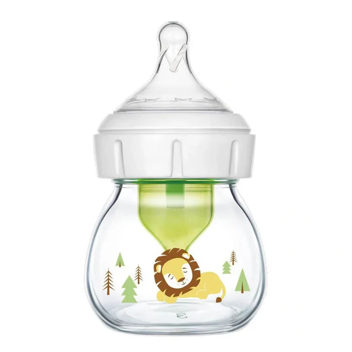 Dr. Browns 2 Oz/60 Ml Glass W-N Options+ Bottle W/ Lion Deco W/ Preemie Nipple, 1-Pack-glass