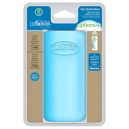 Dr. Browns 8 Oz/250 Ml Narrow Glass Bottle Sleeve (Blue)-glass