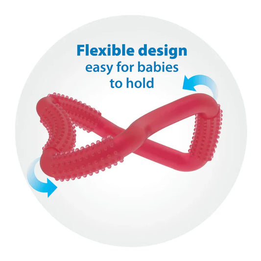 Dr.Browns A-Shaped Teether "Flexees" (Red)