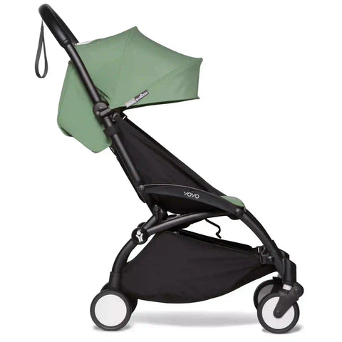 Babyzen YOYO 6+ Stroller - Black Frame with Color Pack 6+ (Peppermint)