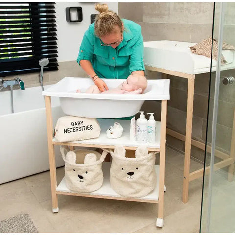 Childhome Changing Table + Bath + Wheels