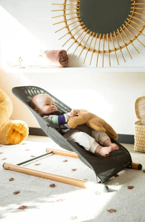 Childhome Evolux Bouncer (Natural Anthracite)