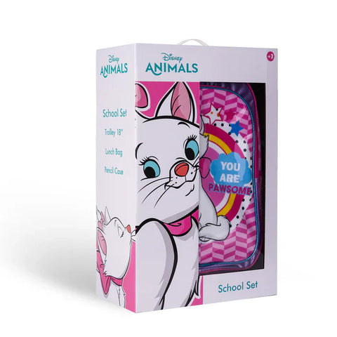 Disney Marie You Are Pawsome 3In1 Trolley Box Set 18"