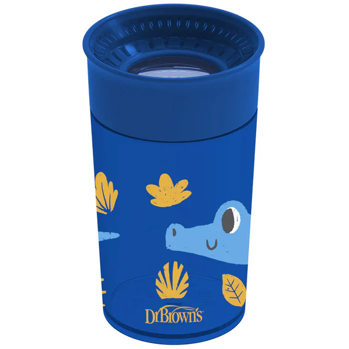 Dr.Browns Smooth Wall Cheers 360 Cup 300Ml (Blue) -  (Plastic)