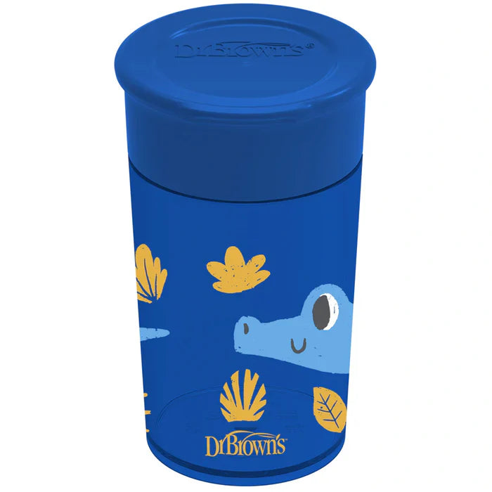 Dr.Browns Smooth Wall Cheers 360 Cup 300Ml (Blue) -  (Plastic)