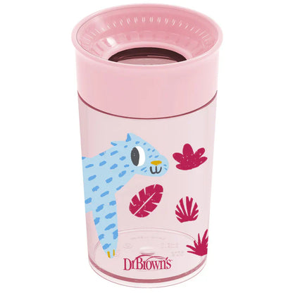 Dr.Browns Smooth Wall Cheers 360 Cup 300Ml (Pink) - (Plastic)