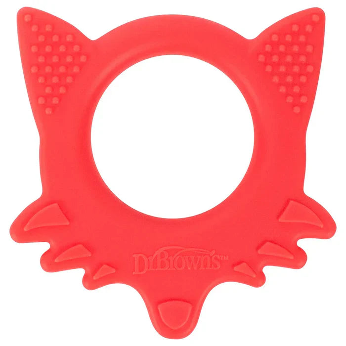 Dr.Browns Flexees Friends Fox Teether (Red)