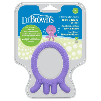 Dr.Browns Flexees Friends Octopus Teether (Purple)