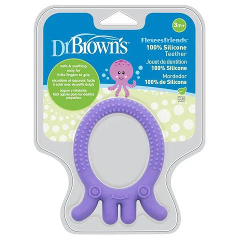 Dr.Browns Flexees Friends Octopus Teether (Purple)