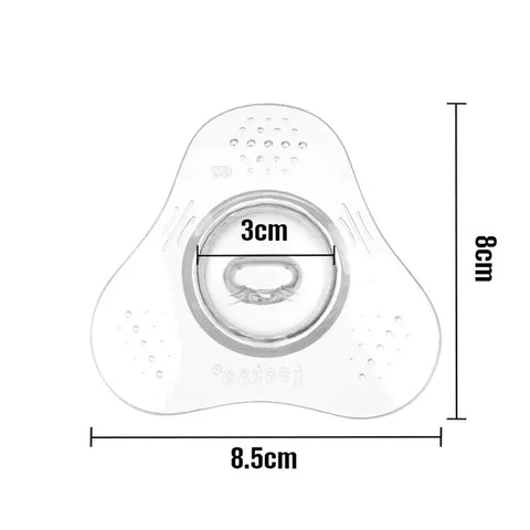 Haakaa - Orthodontic Breastfeeding Nipple Shield (Round Base)