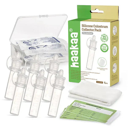 Haakaa - Silicone Colostrum Collector Set X 6 (Pre-Sterilised)