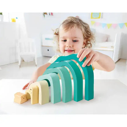 Hape - Arctic Polar Bear Stacking Blocks