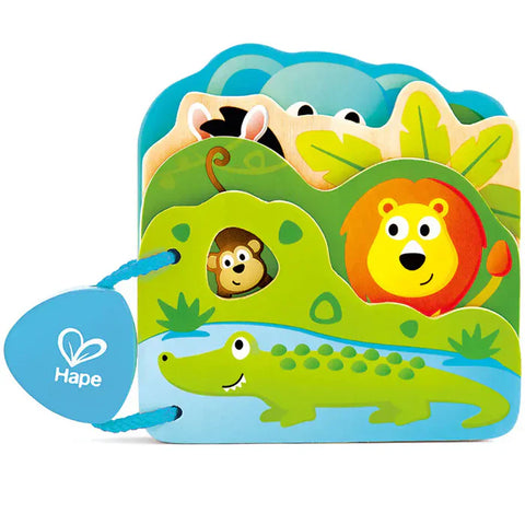 Hape - Baby'S Wild Animal Book
