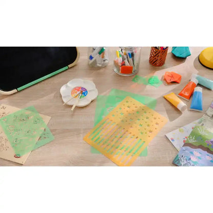 Hape - Chalks And Stencils Art