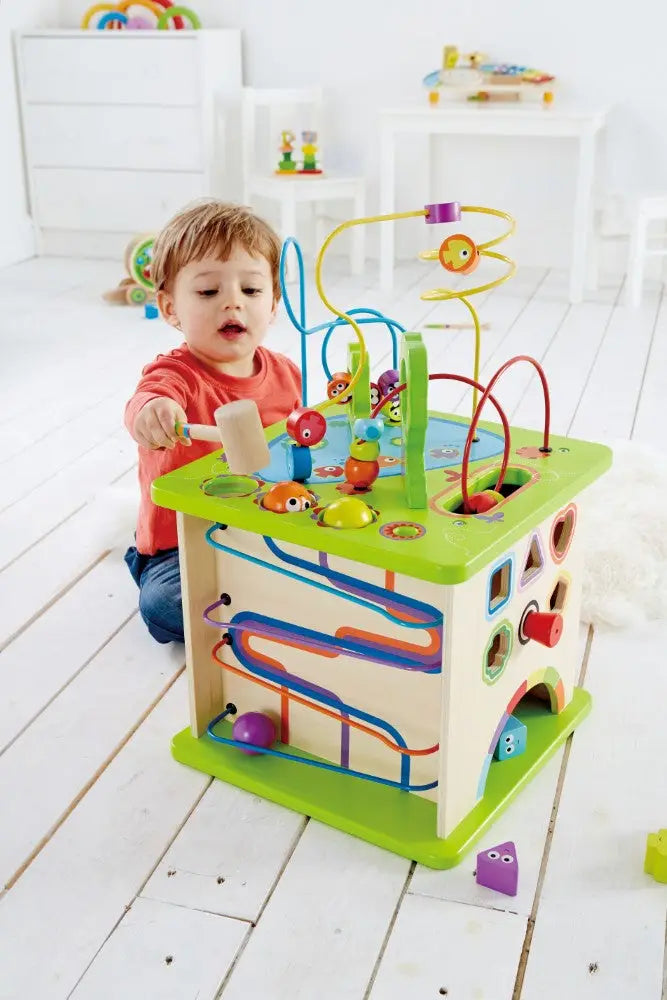 Hape - Country Critters Play Cube