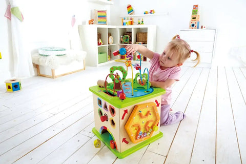 Hape - Country Critters Play Cube