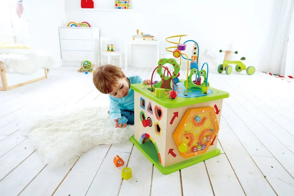 Hape - Country Critters Play Cube