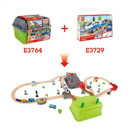 Hape - Countryside Train Bucket Set