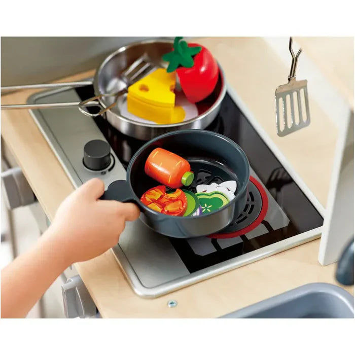 Hape - Deluxe Kitchen Playset With Fan Fryer