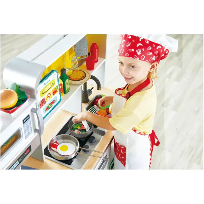 Hape - Deluxe Kitchen Playset With Fan Fryer