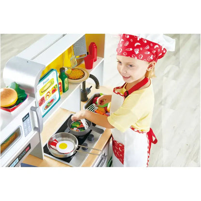 Hape - Deluxe Kitchen Playset With Fan Fryer