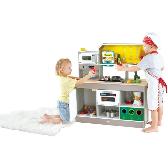 Hape - Deluxe Kitchen Playset With Fan Fryer