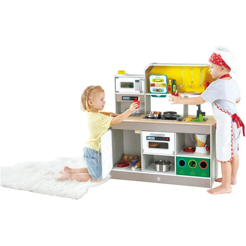 Hape - Deluxe Kitchen Playset With Fan Fryer