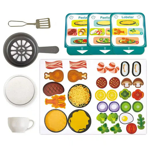 Hape - Deluxe Kitchen Playset With Fan Fryer