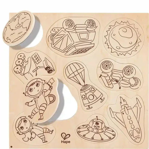 Hape - Diy Magnets / Mars Space Life