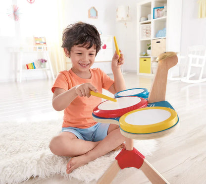 Hape - Drum And Cymbal Set