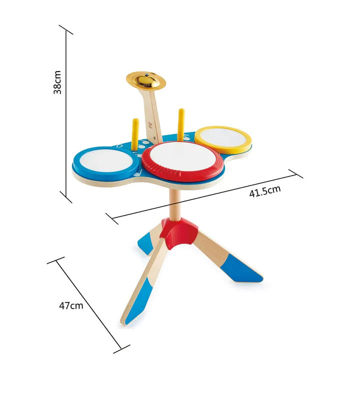 Hape - Drum And Cymbal Set
