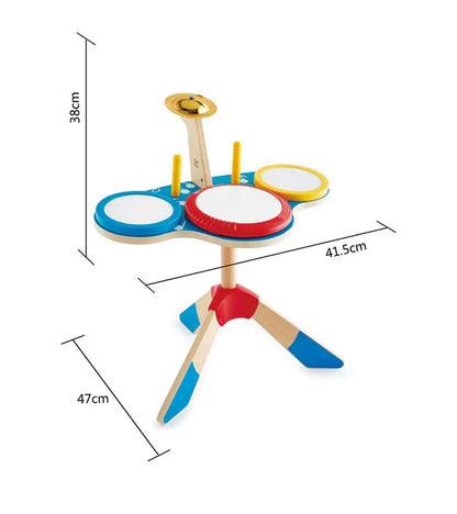 Hape - Drum And Cymbal Set