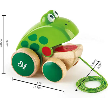 Hape - Frog Pull Along