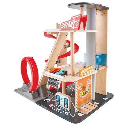 Hape - Gearhead Stunt Garage