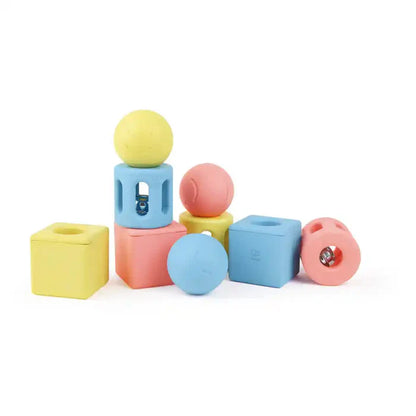 Hape - Geometric Rattle Trio (Pack Of 9)